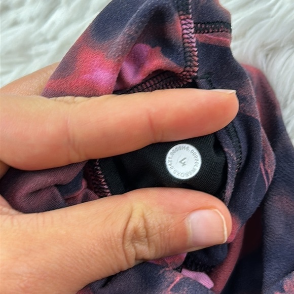 Lululemon Align High-Rise Crop 21" Intensity Pink Blossom Multi - Picture 5 of 7